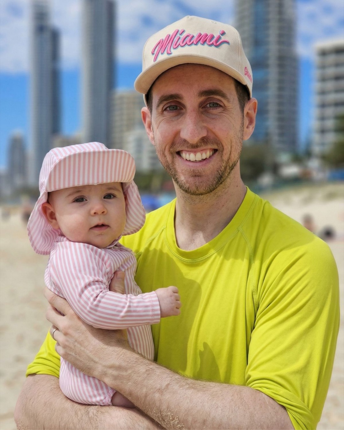 Nick, EEVA's video editor, with his daughter