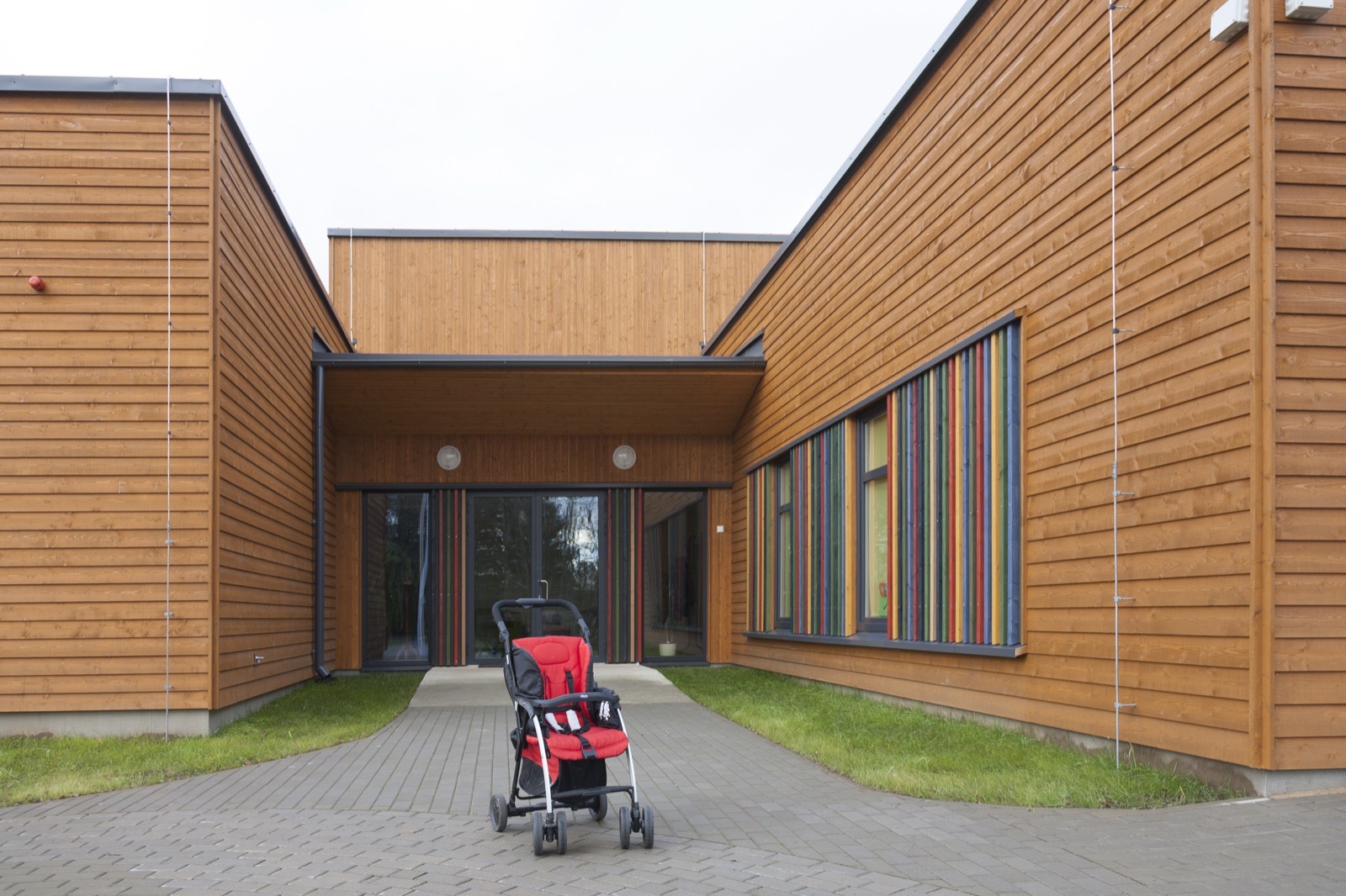 An empty childcare room, standing for centres closed by a collapse in family trust