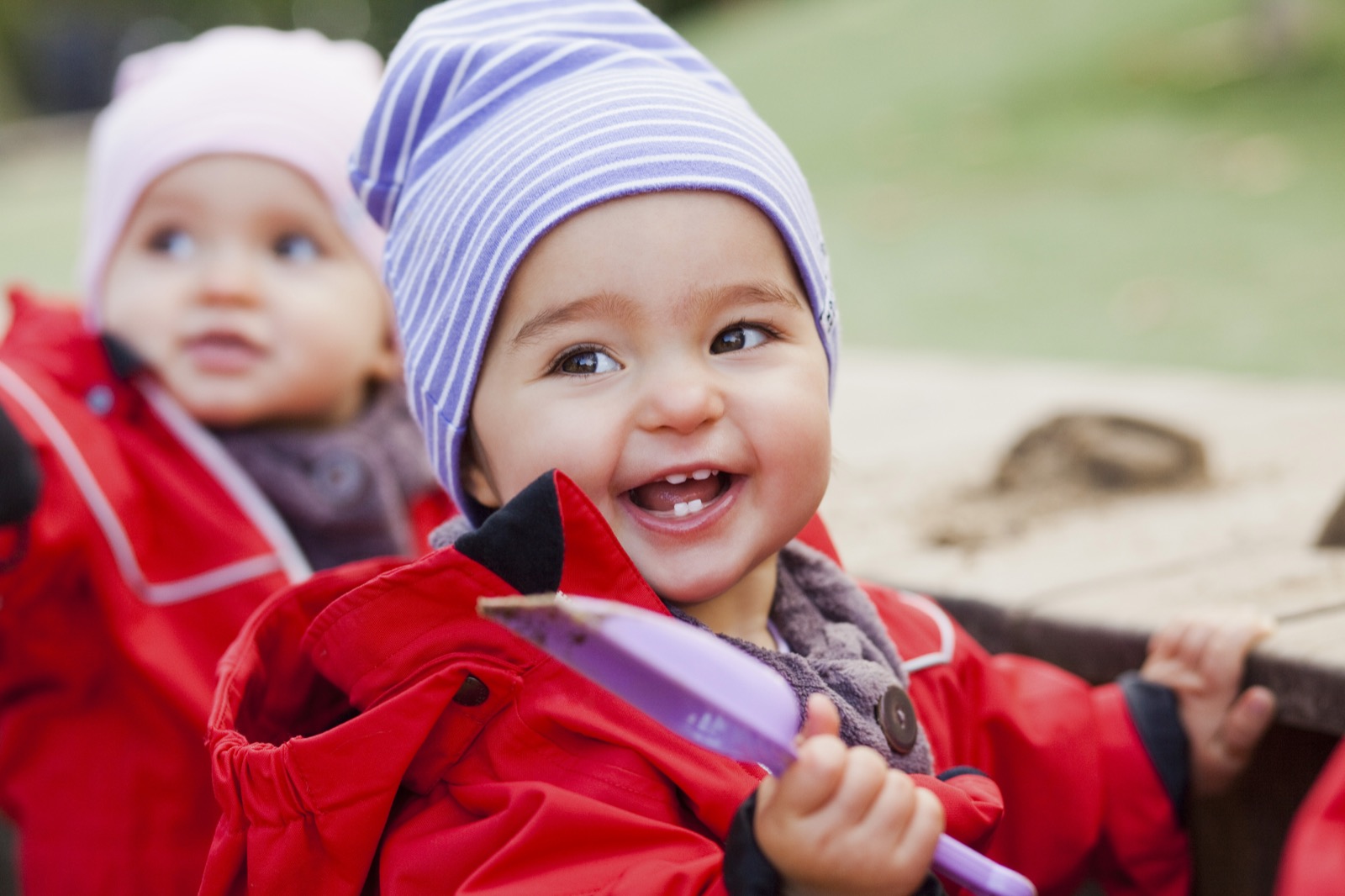 Happy children at a kinder