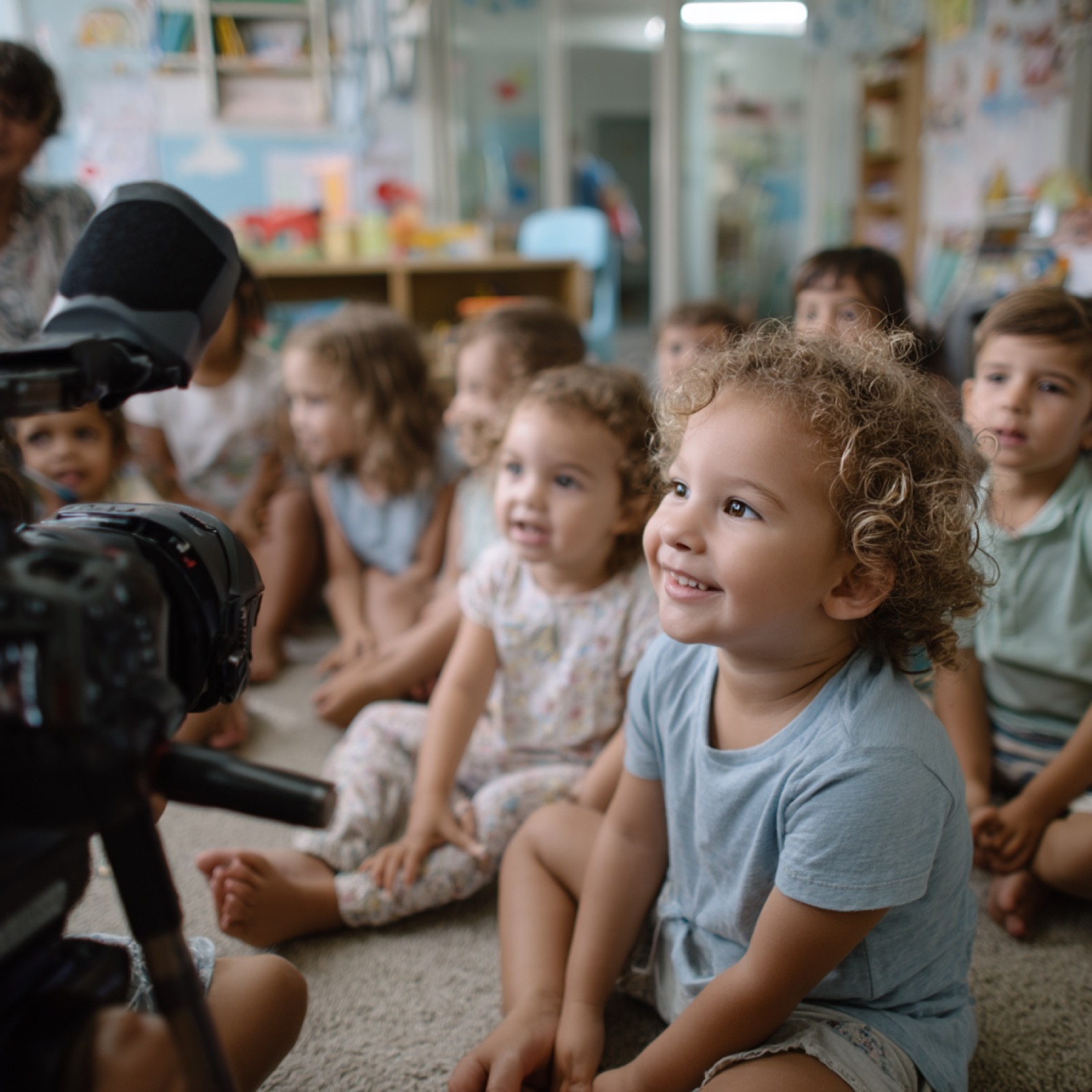 EEVA founder Arek Rainczuk, a parent-turned-director working with early learning centres