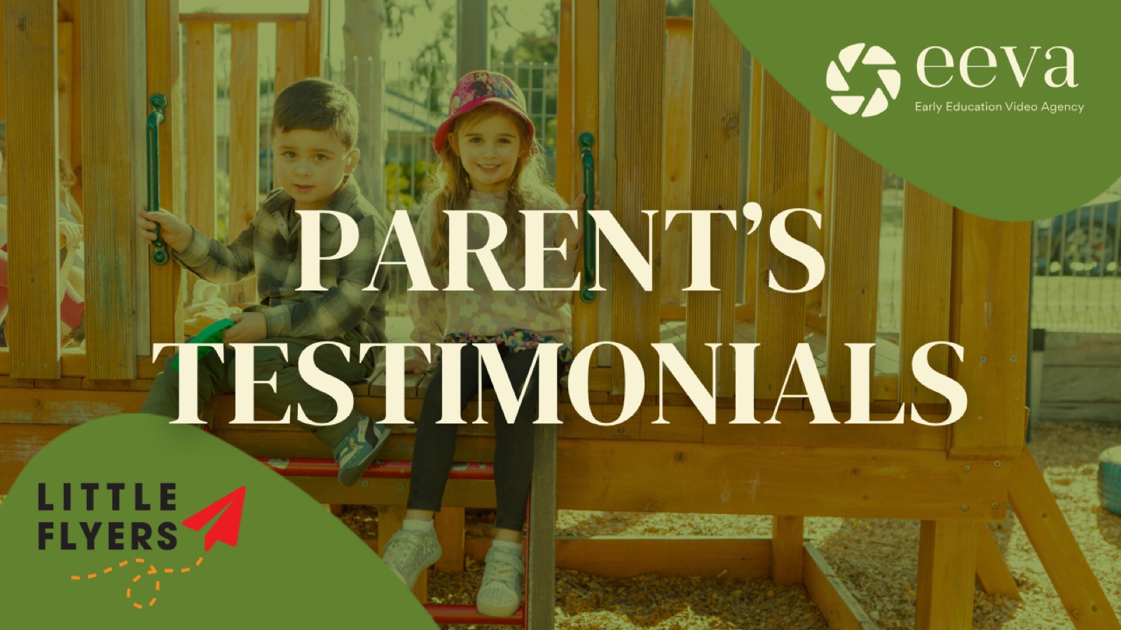 Parents sharing their experience of Little Flyers Laurimar in a testimonial video shoot