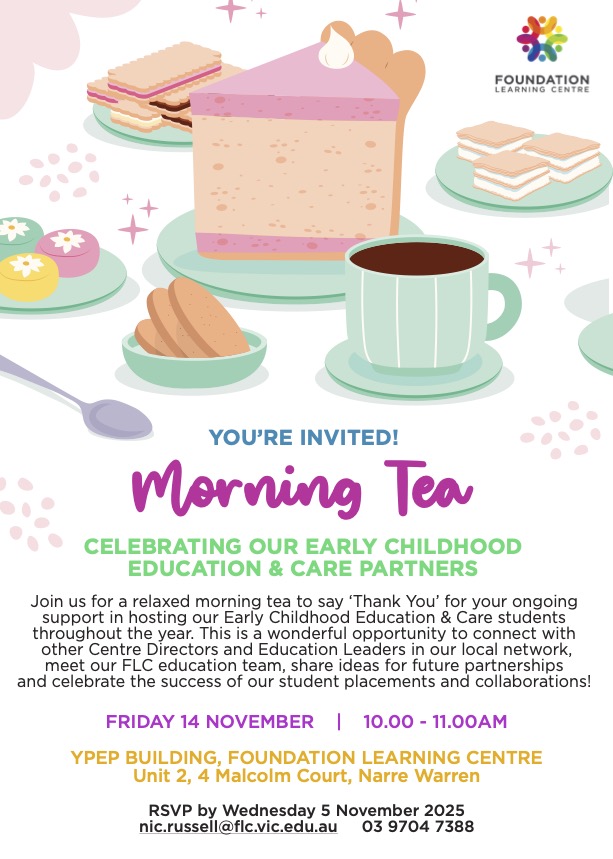 Morning tea invite